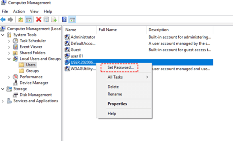 Change Password